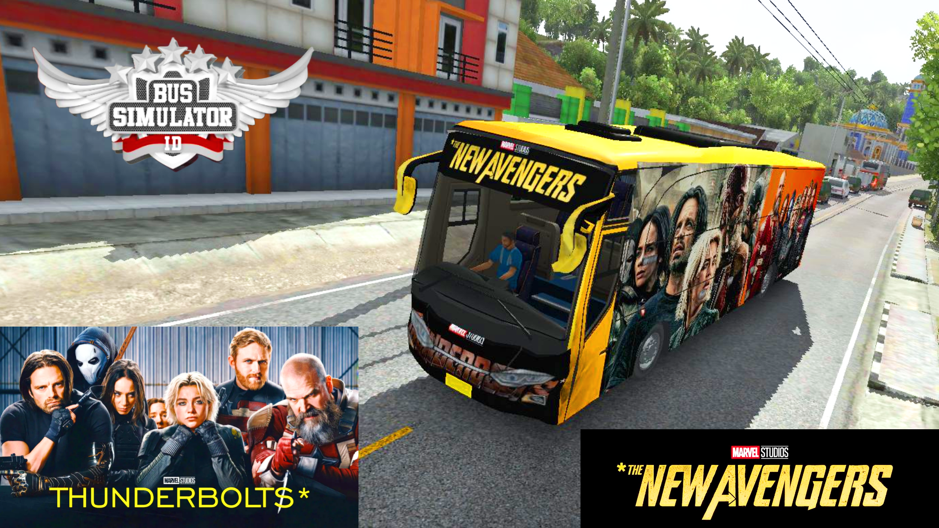 The New Avengers Bus Skin Download