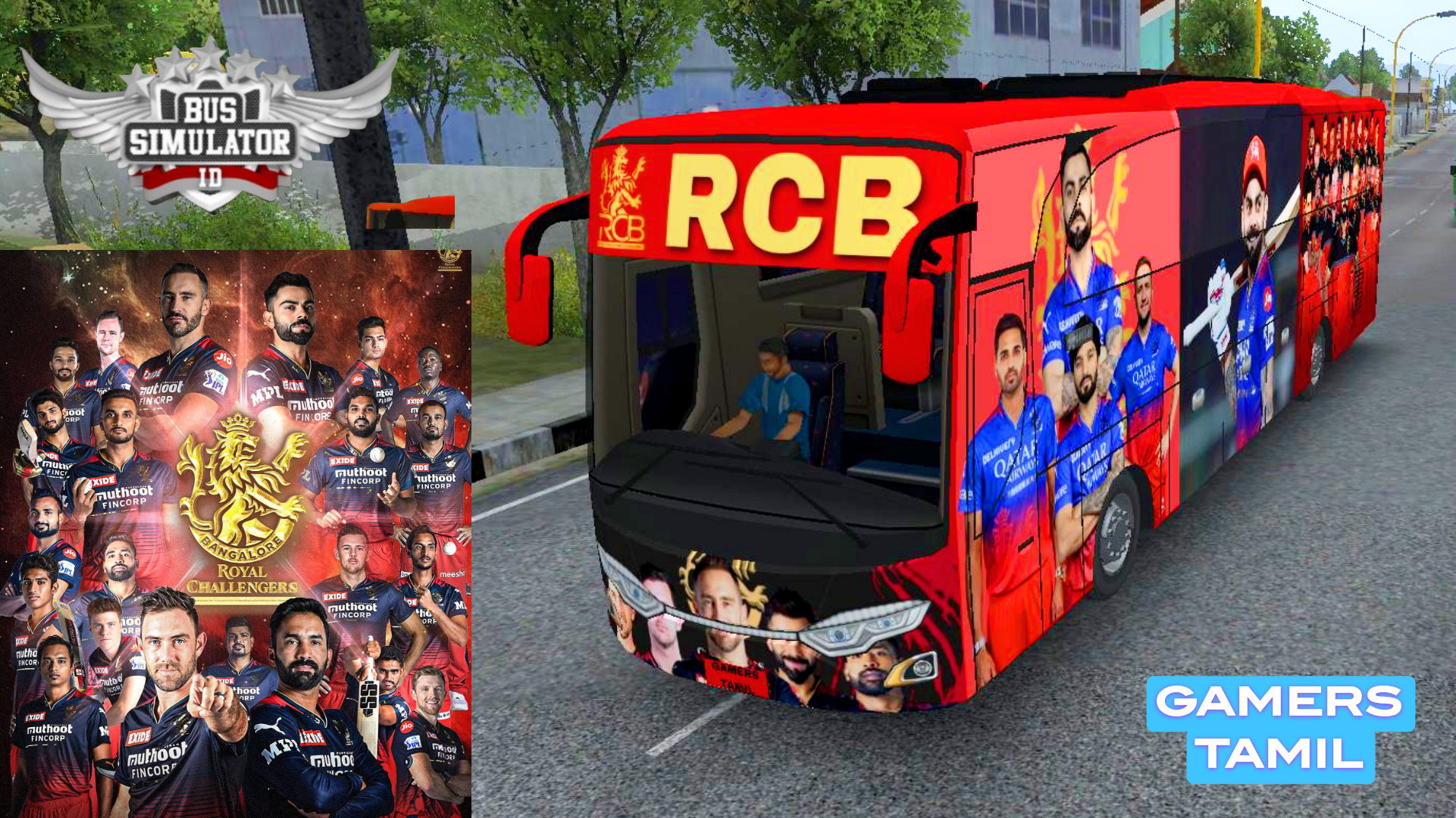 RCB Bus Skin Download