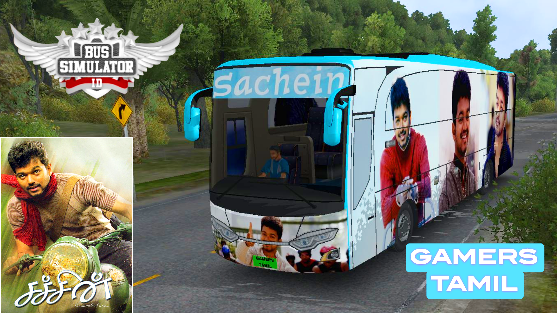 Sachin Vijay Bus Skin Download