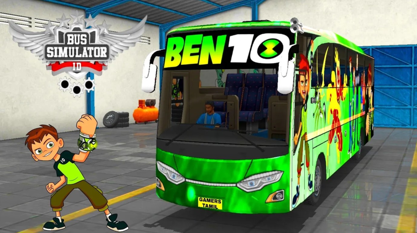 Ben 10 Bus Skin Download