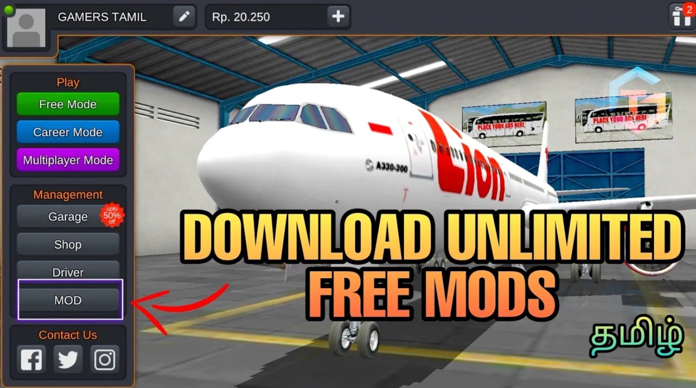 Bus Simulator Indonesia Unlimited Mods