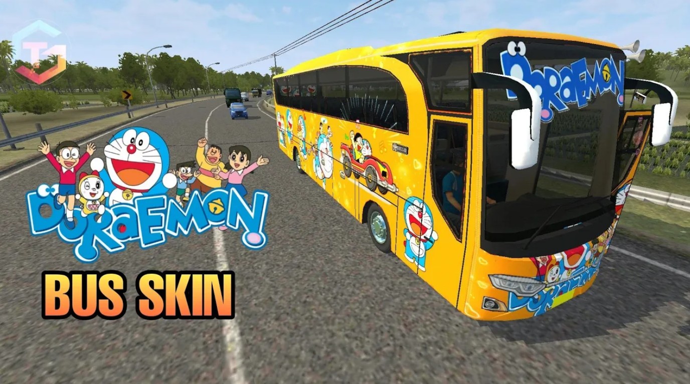 Doraemon Bus Skin Download