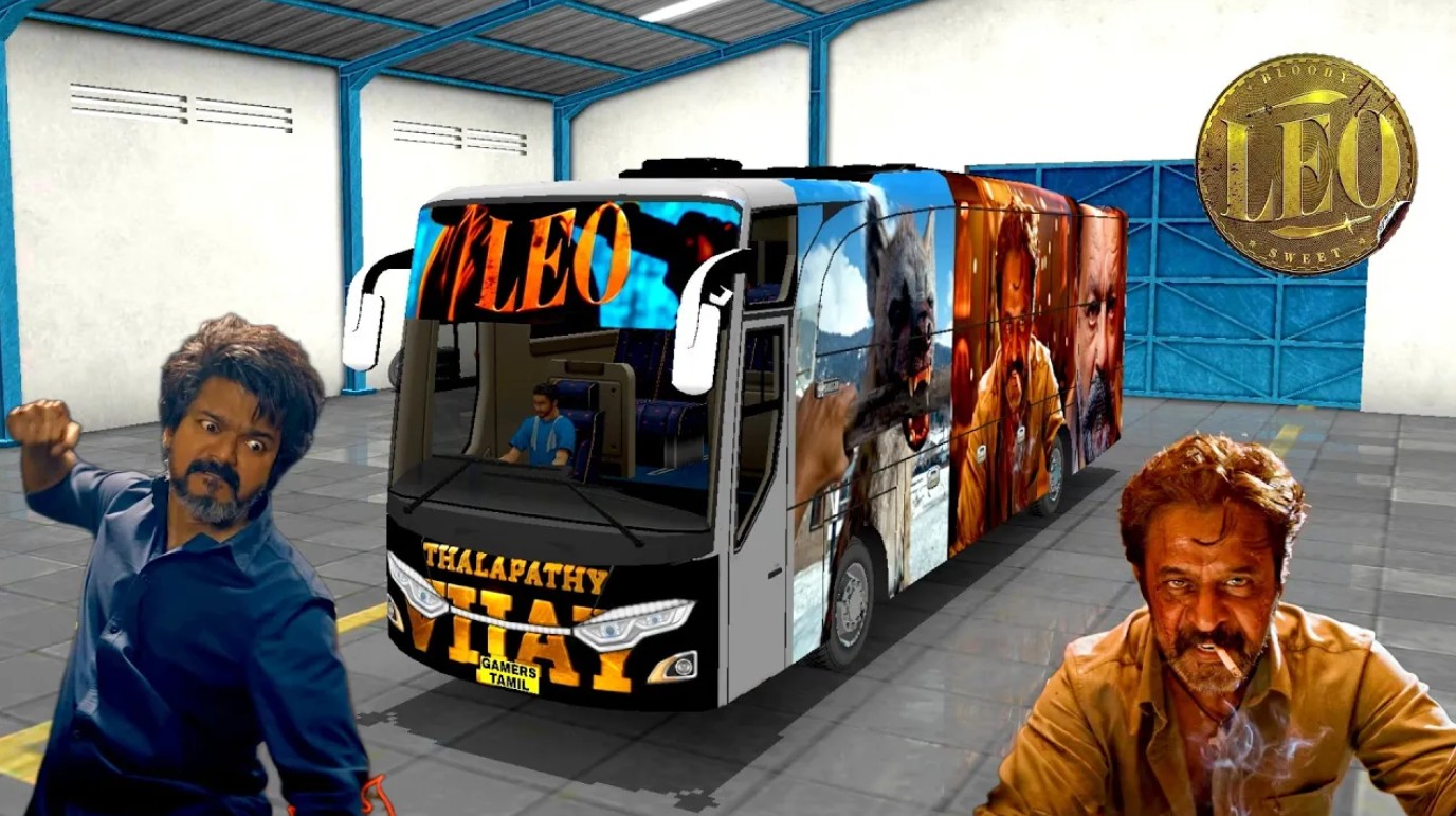 Leo Movie Bus Skin Download