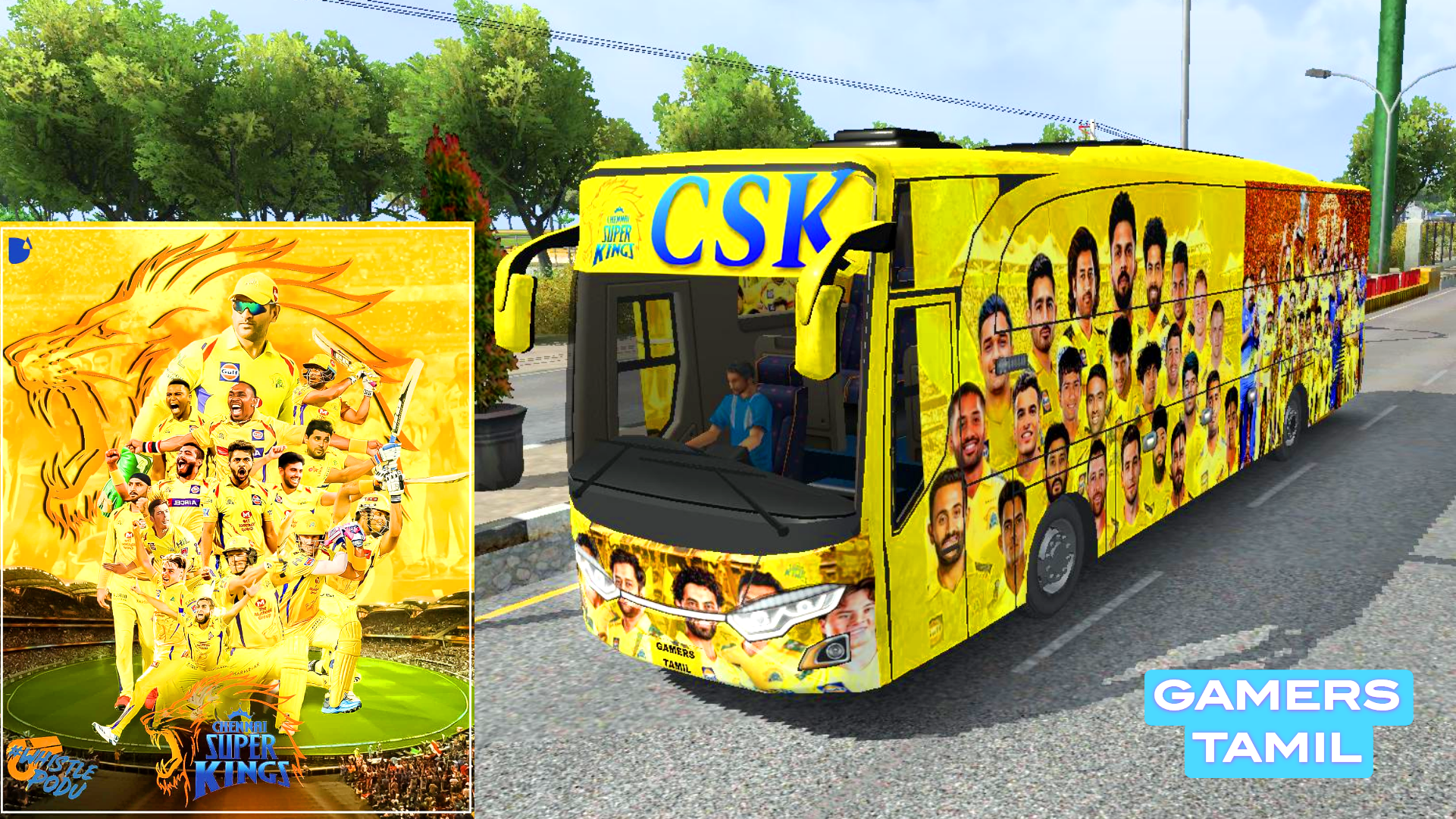 CSK Bus Skin Download