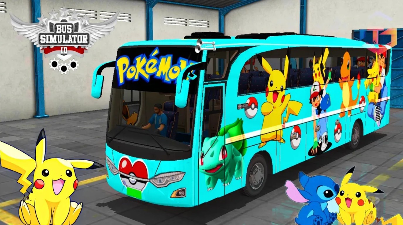 Pokemon Bus Skin Download