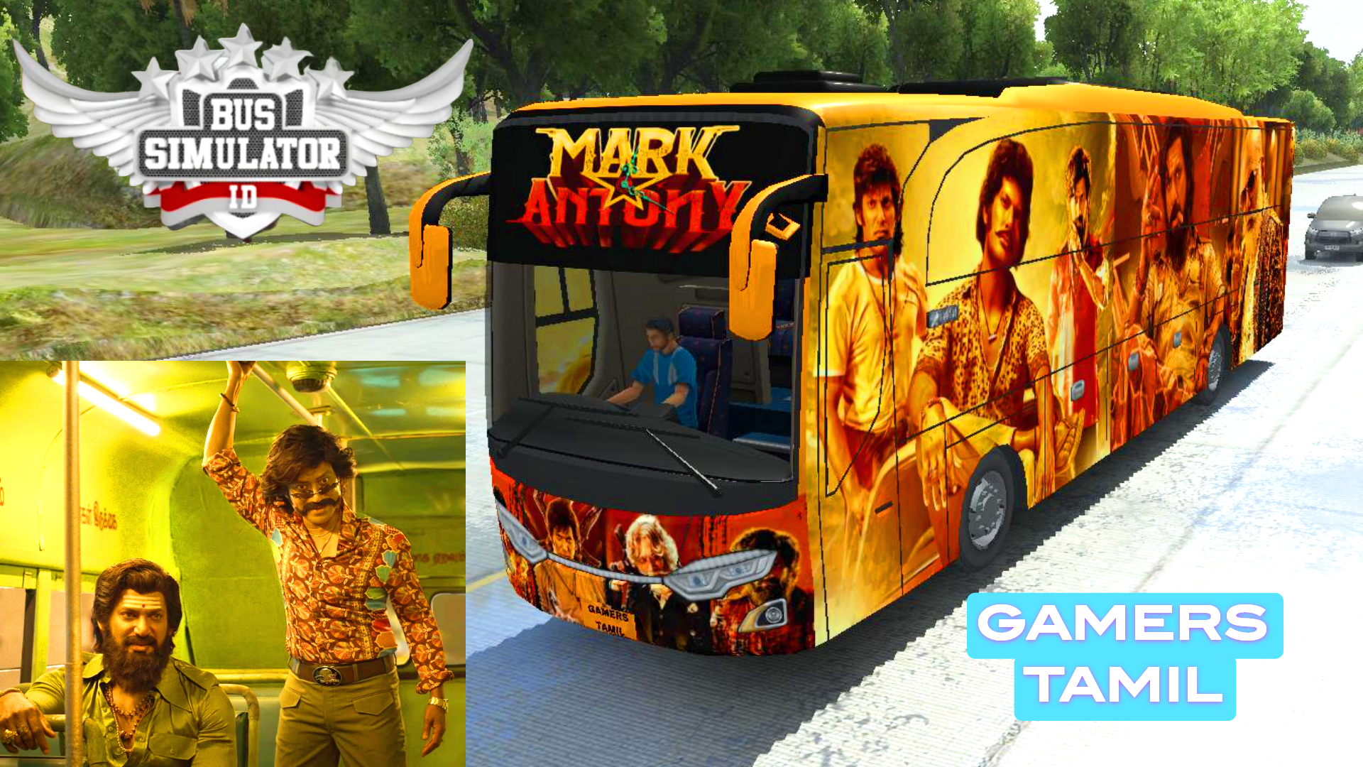 Mark Antony Bus Skin Download
