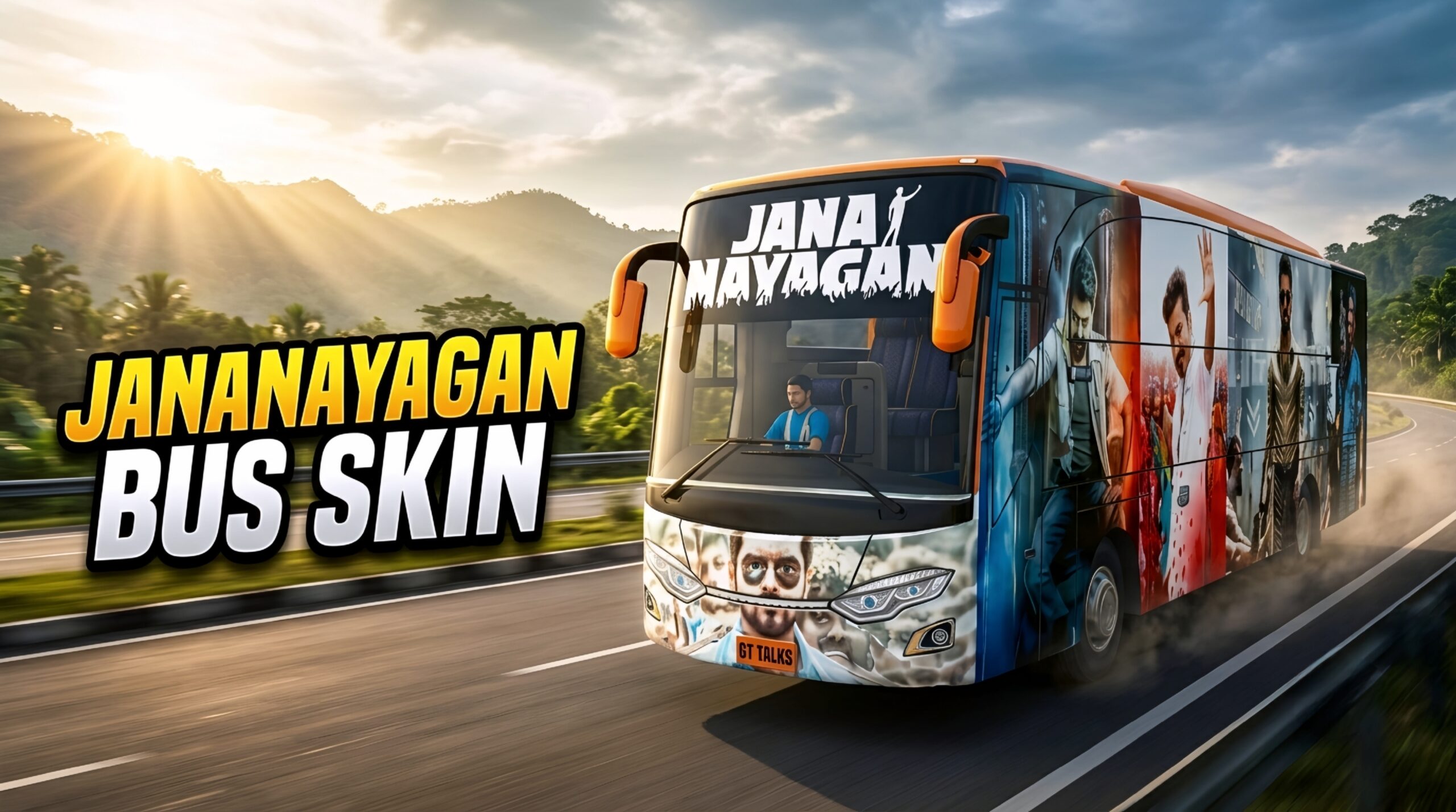 Jananayagan Vijay Bus Skin Download